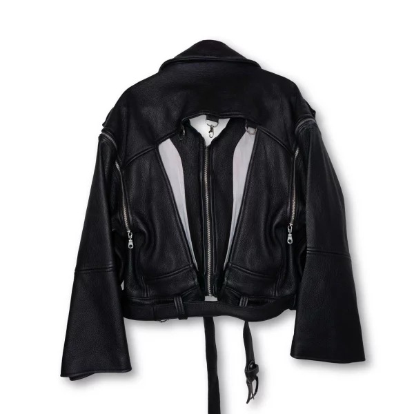 Spit-Produktbilder_Leatherjacket-Back. OPEN BACK CARGO LEATHER JACKET