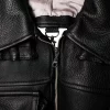 Spit-Produktbilder_Leatherjacket_Detail-1. OPEN BACK CARGO LEATHER JACKET