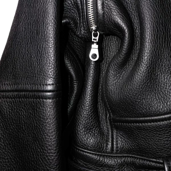 Spit-Produktbilder_Leatherjacket_Detail-4. OPEN BACK CARGO LEATHER JACKET