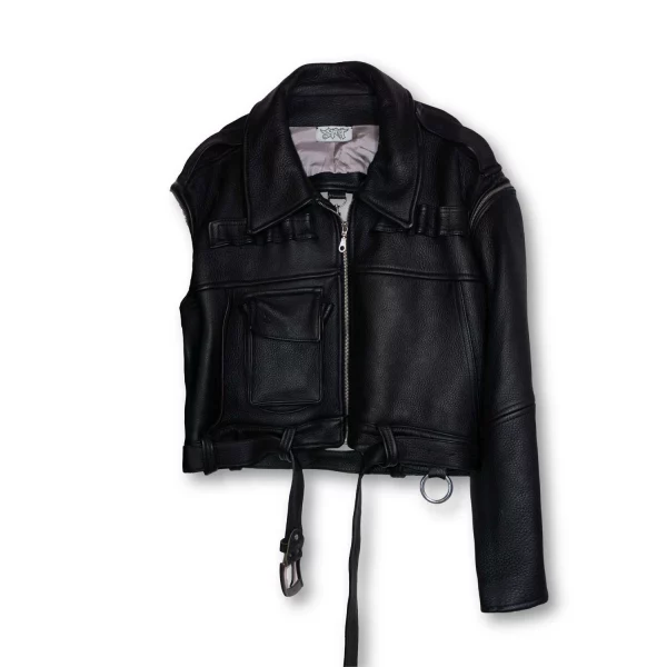 Spit-Produktbilder_Leatherjacket_Detail-5. OPEN BACK CARGO LEATHER JACKET