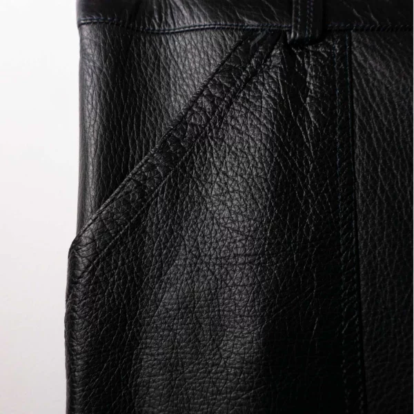 OVERSIZED LEATHER PANTS 